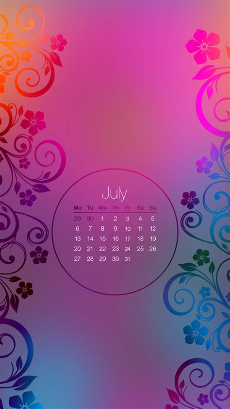 ↑↑tap And Get The Free App Lockscreens Art Creative Calendars July