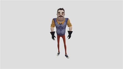 Hello Neighbor 2 Neighbor Looking Around Start Download Free 3d Model By Irons3th [357d7f4