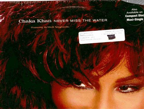 chaka khan chaka khan ~ never miss the water original 1996 12 vinyl single new factory