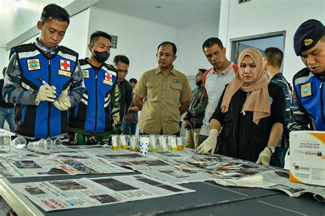 peringati hari anti narkotika internasional hani tahun 2022 lantamal ix ambon lakukan tes urin