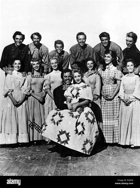 Seven Brides For Seven Brothers [us 1954] [back Row L R] Tommy Rall Matt Mattox Russ Tamblyn