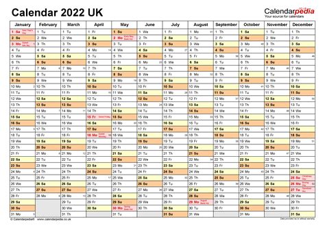 Year calendar 2022 printable free australia. Calendar 2022 (UK) - free printable Microsoft Word templates