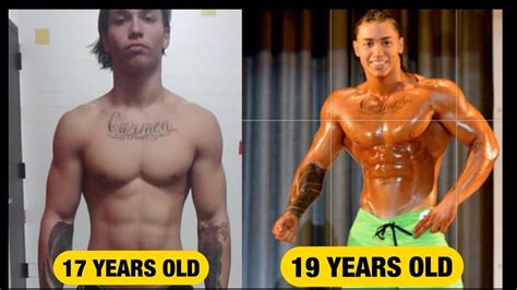 2 year body transformation 17 19 years old calisthenics to bodybuilding youtube