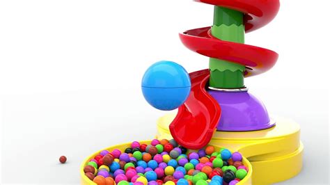 Learn Colors And Shapes With Marble Maze Run And Surprise Color Balls