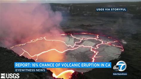 California Has 16 Percent Chance Of Volcanic Eruption Abc7 Youtube