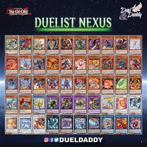 Dunetcg Duelist Nexus Full Card Set And Full Rarities Ryugioh