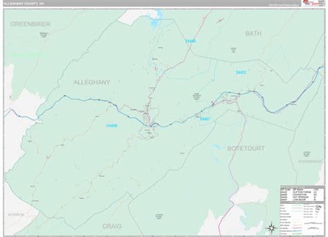 Alleghany County Va Maps
