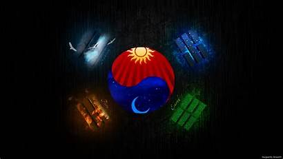 Korea Korean Flag South Gambar Keren Paling