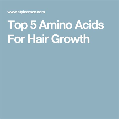 Surely amino acids aka protein have something to do with your hair loss. Top 9 Amino Acids For Hair Growth - Food Sources | Hair ...