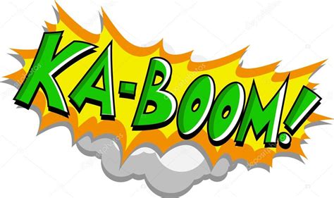 Kaboom Comic Expression Vector Text Stock Vector Image By ©baavli