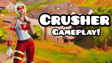 Crusher Skin Gameplay Fortnite Youtube