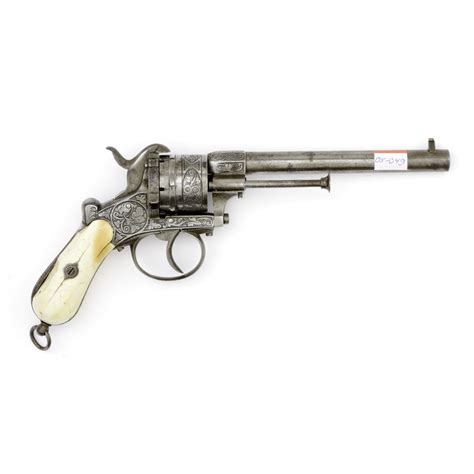 Engraved Pinfire Revolver Cowans Auction House The Midwests Most