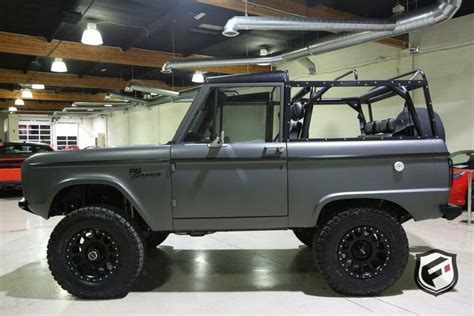 1969 Ford Bronco 3497 Miles Gray 50 Liter Coyote V8 Automatic For Sale