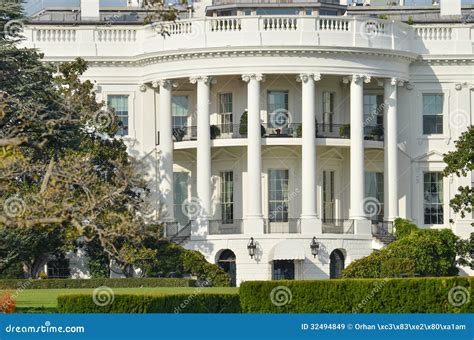 The White House Washington Dc United States Stock Image Image Of