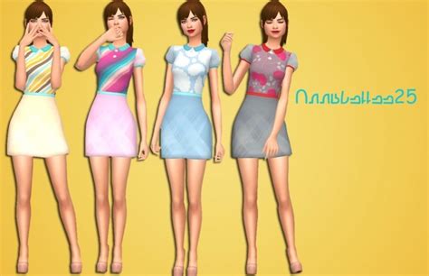 Blossom Dress By Annabellee25 Sims 4 Female Clothes