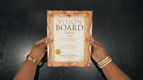 Full Vision Board Book Complete With Everything You Need To Create A