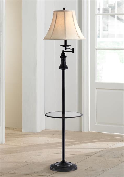 Swing Arm Floor Lamp End Table Cabinet Ideas