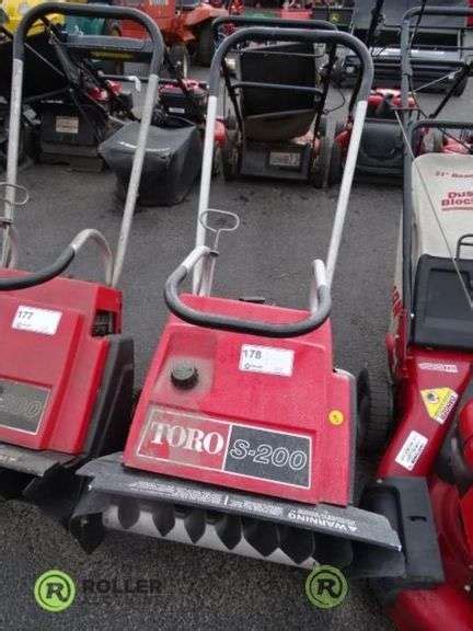 Toro S200 Single Stage Snow Blower Roller Auctions