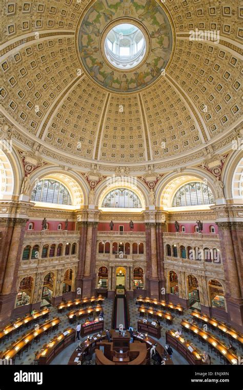 Library Of Congress Thomas Jefferson Building Great Hall Hi Res Stock