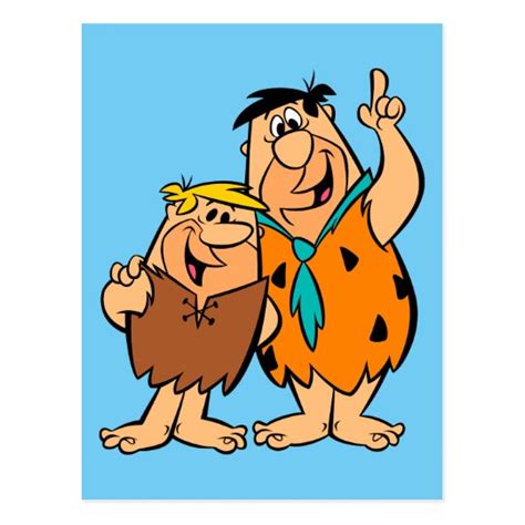 Barney Rubble And Fred Flintstone Postcard