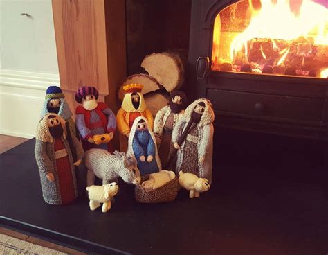 Hand Knitted Nativity Set Jean Greenhowe Design Etsy Australia