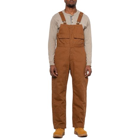 Fivebrother Duck Canvas Zip To Hip Bib Overalls For Men Save 37