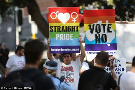 Gay Marriage Supporters Confront Straight Lives Matter Daily Mail Online