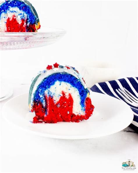 Easy To Make Red White And Blue Bundt Cake Momskoop