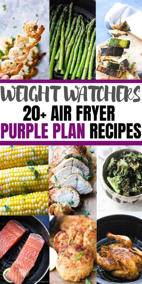 You'll build meals around 300+ zeropoint foods including fruits, veggies, lean proteins, and whole grains, and track other foods that have smartpoints values. Air fryer Purple plan recipes (Weight watchers) - Berry&Maple