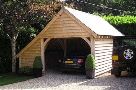 Wood carport kits are very popular in the uk and europe. Wooden Garages - Simon Bowler