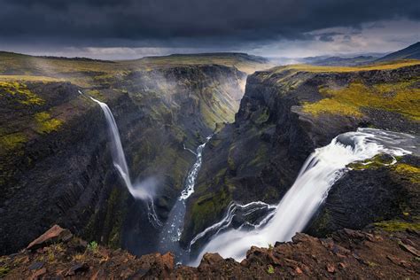 Fonds Decran Islande Chute Deau Rivières Photographie De Paysage