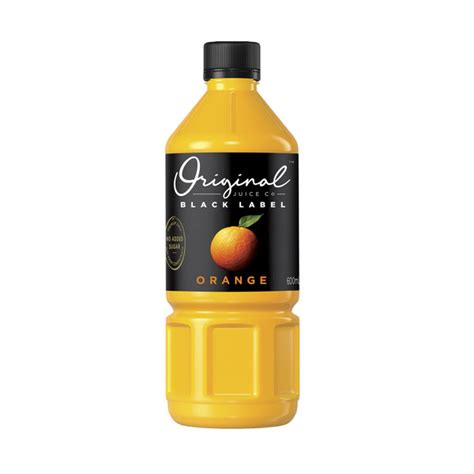 Buy Original Juice Co Black Label Chilled Orange Juice 600ml Coles