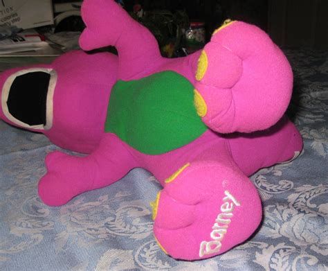 Interactive 19 Inch Talking Barney Plush Toy Vtg Playskool 1992