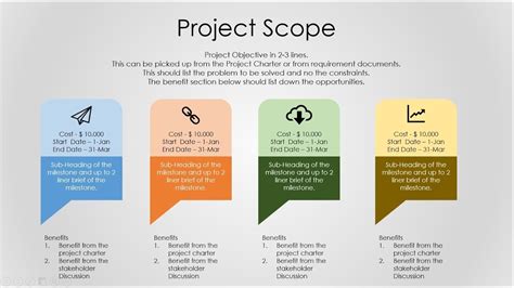 Project Scope Template Powerpoint Portal Tutorials