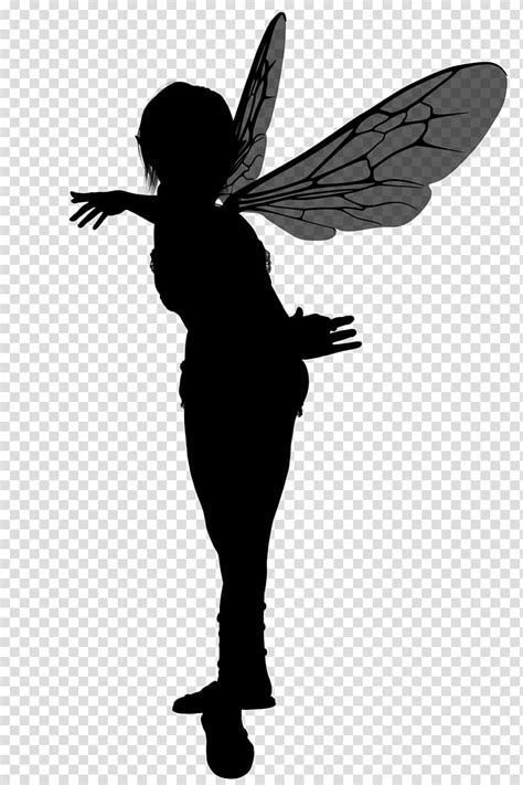 Faerie Silhouettes Silhouette Of Fairy Transparent Background Png