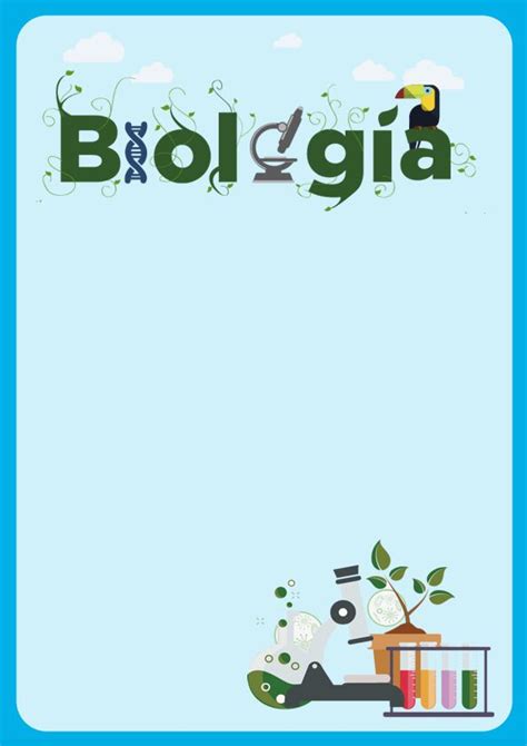 Biology Portadas De Biologia Caratula De Biologia Portada De Images