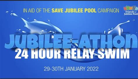 24 Hour Sponsored Swim For Jubilee Swimming Pool Localgiving