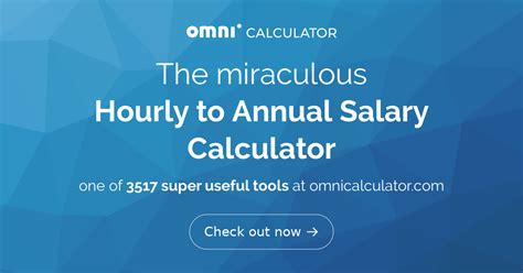 Hourly To Annual Salary Calculator