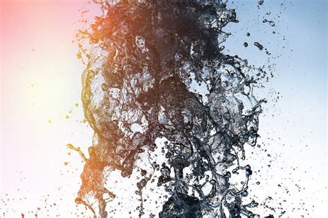 Water Splash Move Nature Light Abstract Close Up Stock Image Image Of