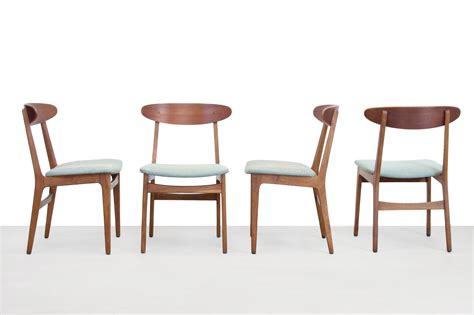 Set Of 4 Danish Design Dining Room Chairs In Oak And Teak 164916