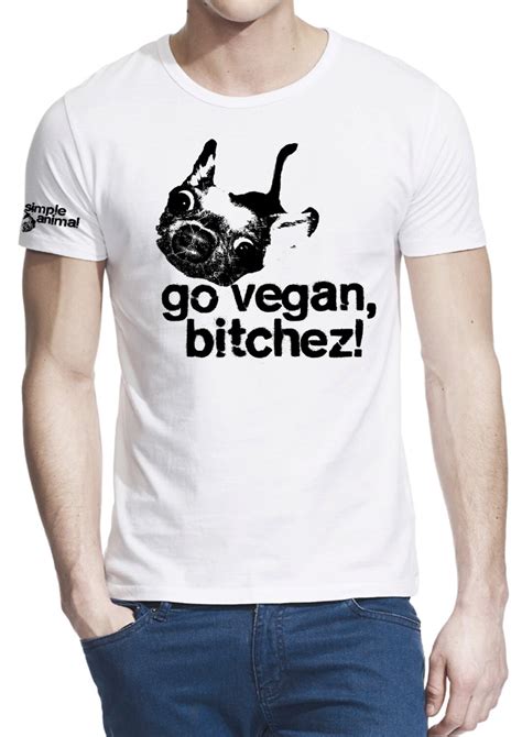 Go Vegan Bitchez T Shirt Etsy