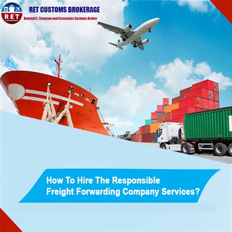 How To Hire The Responsible Freight Forwarding Company Services Ret