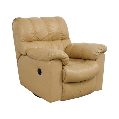 Product/series features solid hardwood frame swivel glider base top grain aniline died leather recliner, swivel chair and glider in one available in 3 colors product specifics size 30.3039.5039.00 colorsaddle. 90% OFF - Ashley Furniture Ashley Furniture Tan Leather ...