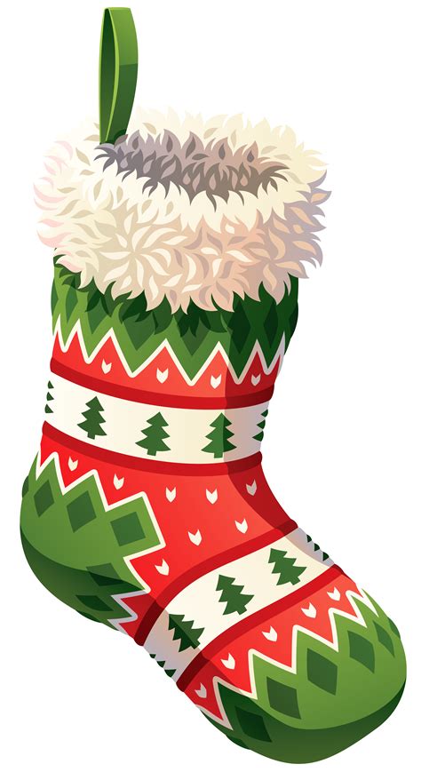 Christmas Stocking Art Clipart Best