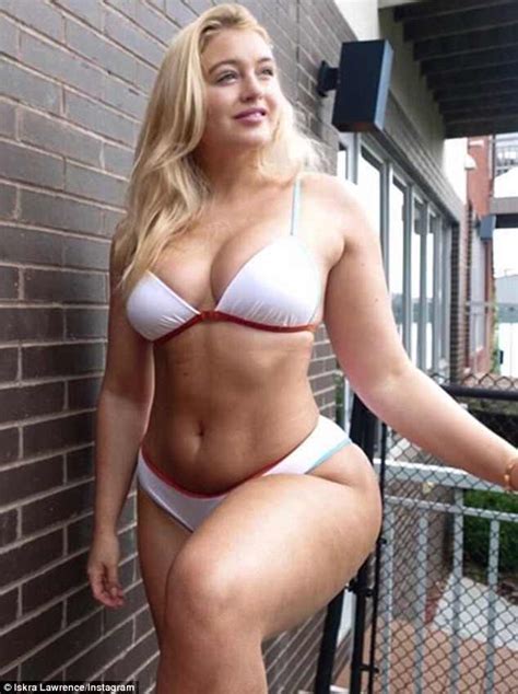 Iskra Lawrence Proudly Shows Off Her Cellulite In A Cheeky Bikini