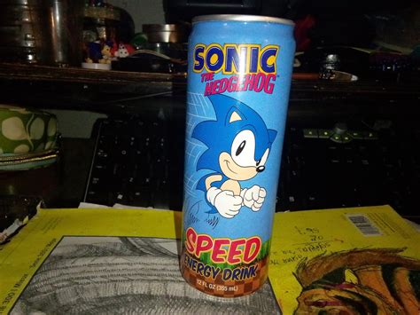 Sonic The Hedgehog Speed Energy Drink By Truetelebugsfan468 On Deviantart