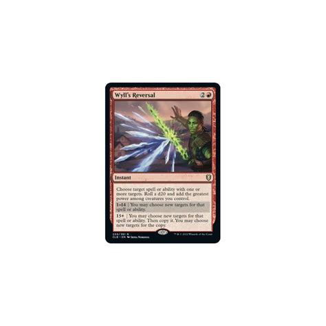 Wylls Reversal Magic The Gathering Big Orbit Cards