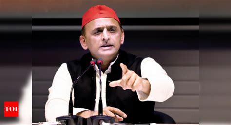 Why Is Cm Afraid Of Red Caps Asks Akhilesh Yadav Lucknow News