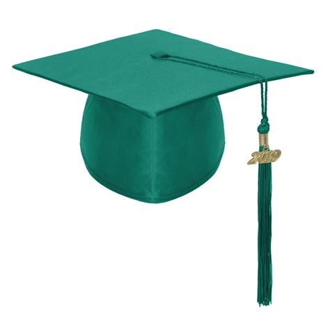 Toptie Unisex Kid Matte Graduation Cap With Tassel 2020 Green