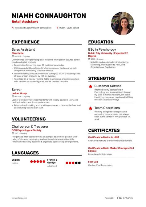 In this sample, this is quickly achieved with a headline. Retail Resume Examples and Skills You Need to Get Hired